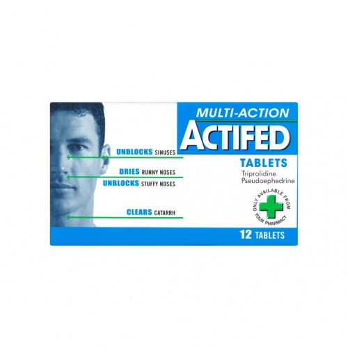 Actifed Tablets 12pk