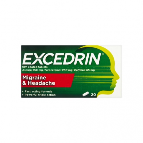 Excedrin Migraine and Headache Tablets 20s