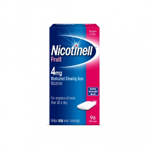 Nicotinell Fruit 4mg Medicated Chewing Gum