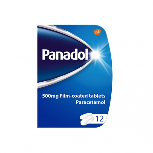 Panadol 500mg Film Coated Compack Tablets 12s