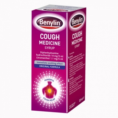 Benylin Cough Medicine Syrup 125ml