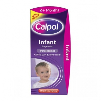 Calpol Infant 2+ Months Strawberry Oral Suspension 120mg/5ml