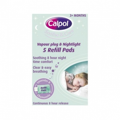 Calpol Soothe & Care Vapour Plug & Nightlight Refill Pads (5s)