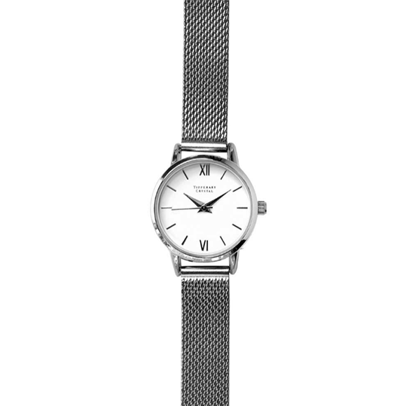 Tipperary Crystal Pacific Coast Silver Watch