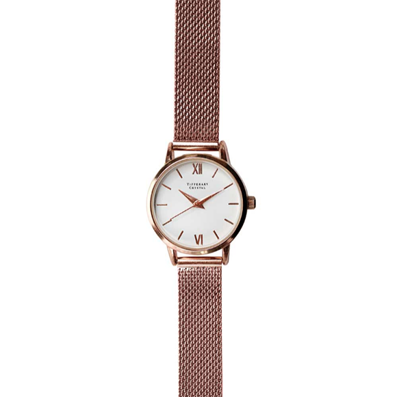 Tipperary Crystal Pacific Coast Rose Gold Watch