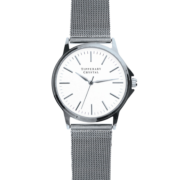 Tipperary Crystal Stage Silver Watch