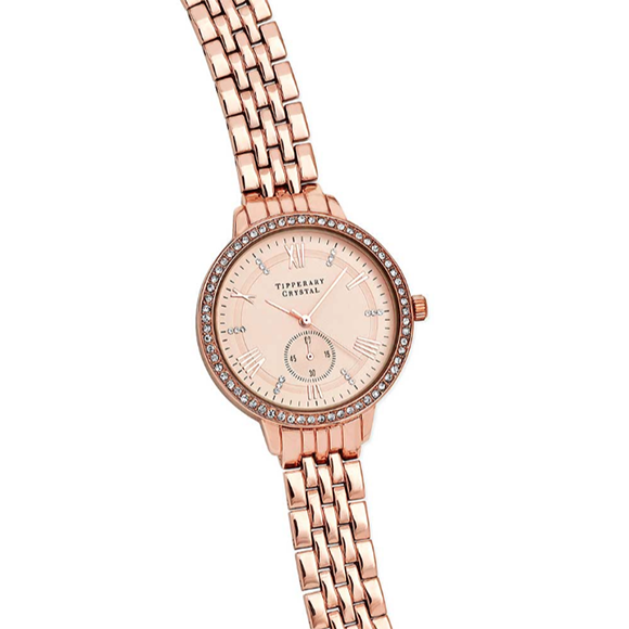 Tipperary Crystal Artemis Rose Gold Watch