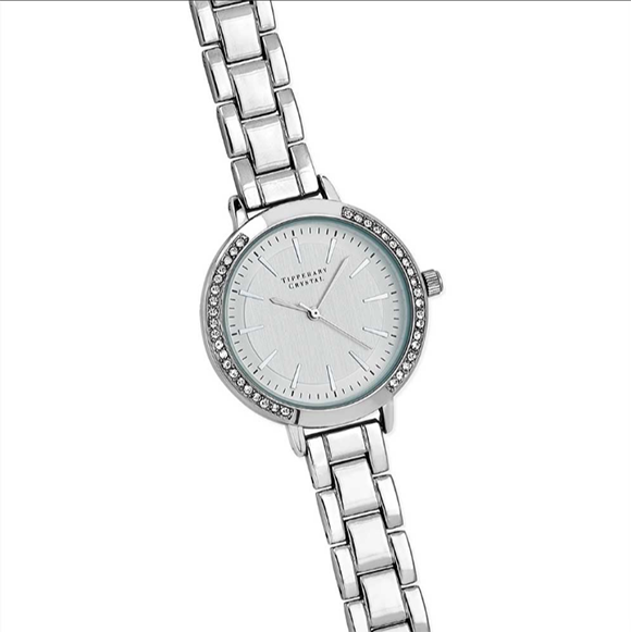 Tipperary Crystal Iris Silver Watch