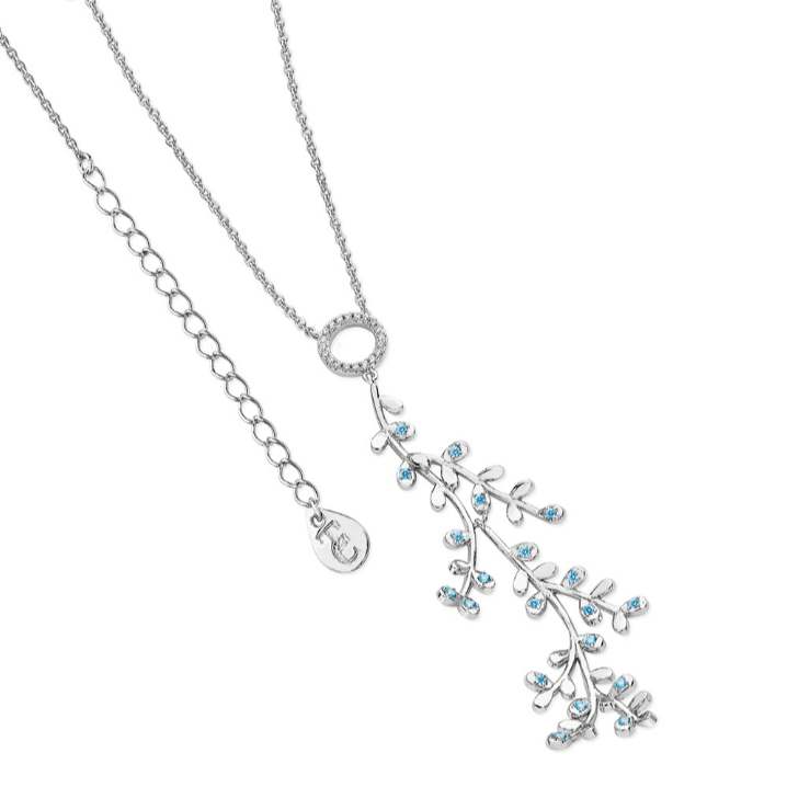 Tipperary Crystal Silver Blue Drop Vine 