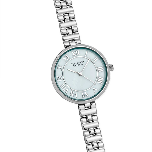 Tipperary Crystal Zeus Silver Watch