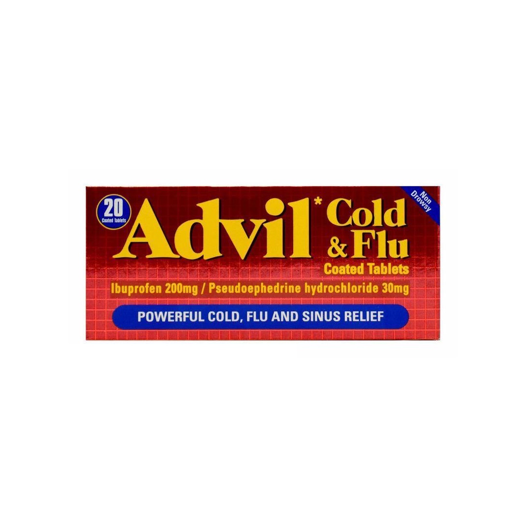Advil Cold & Flu Tablets 20 Pack