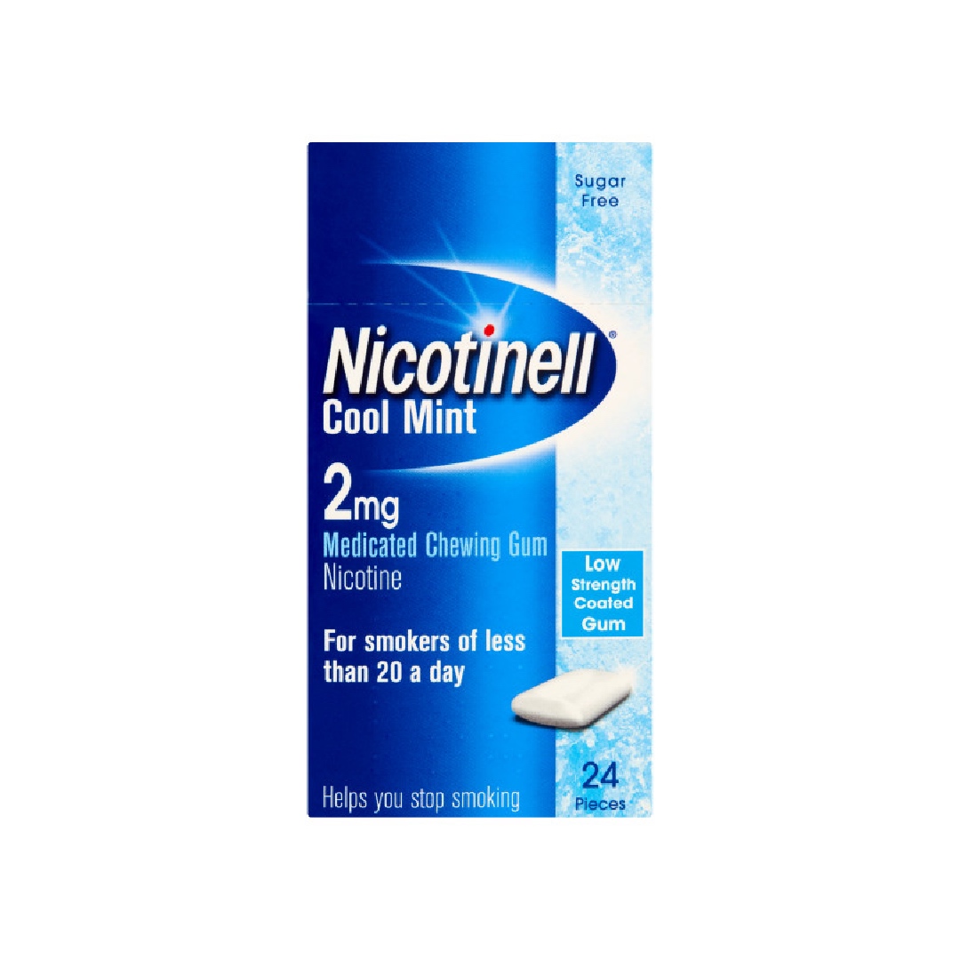 Nicotinell 2mg Cool Mint Medicated Chewing Gum