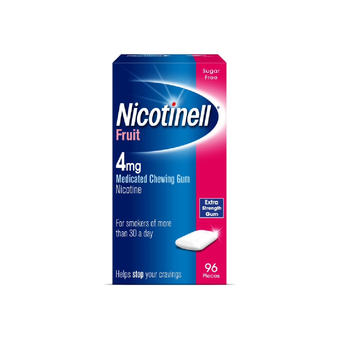 Nicotinell Fruit 4mg Medicated Chewing Gum