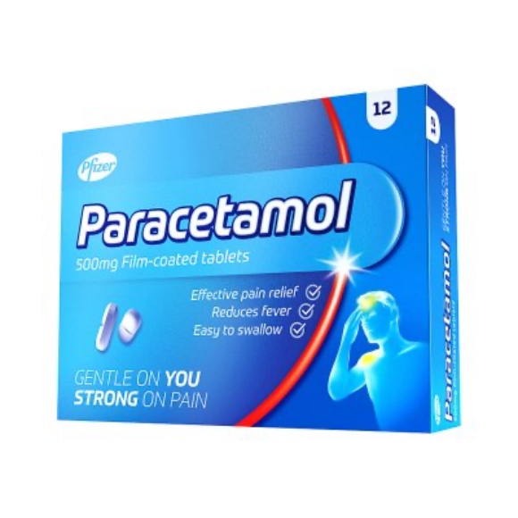 Pfizer Paracetamol 500mg Film Coated Tablets 24s