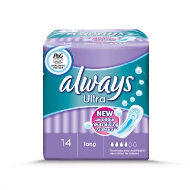 Always Ultra Long Sanitary Towels 14 Pack