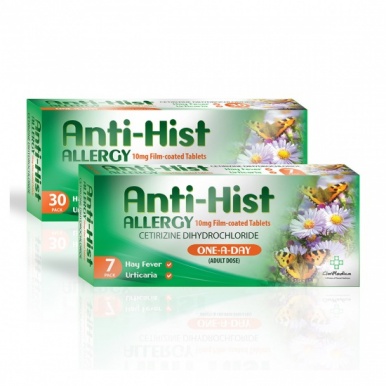Anti-Hist Allergy 10 mg Tablets