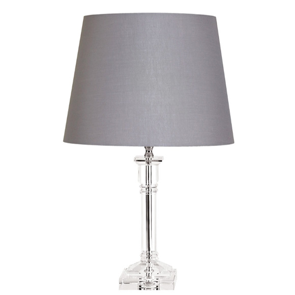 Tipperary Crystal Arcadia 13 Inch Lamp And Shade