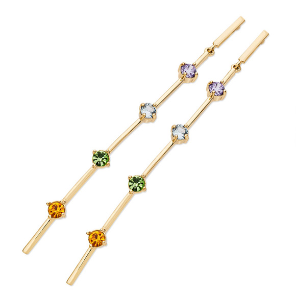 Tipperary crystal French Riviera Stem Earrings