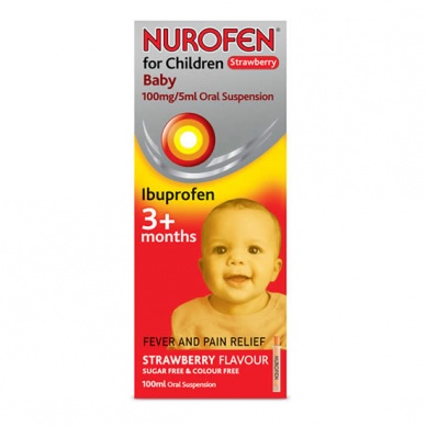 Nurofen for Children 3 months Plus 100mg/5ml Oral Suspension
