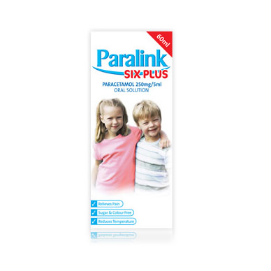 Paralink Paracetamol Six Plus Oral Solution 250mg/5ml 60ml