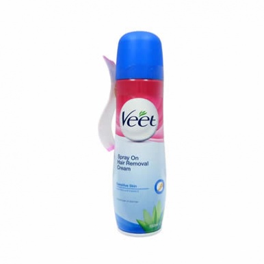 Veet Spray On Hair Removal Cream Sensitive Skin 150ml