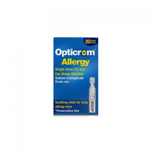 Opticrom Allergy Single Dose 2% Eye Drops 20 Pack