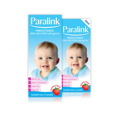 Paralink Paracetamol Oral Solution 120mg/5ml