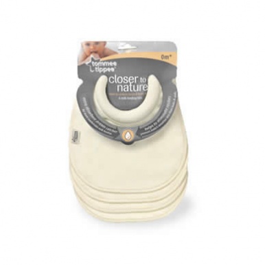 Tommee Tippee Closer to Nature Milk Feeding Bibs 4's