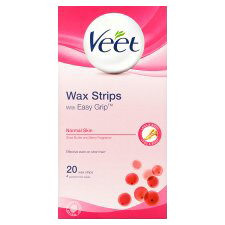 Veet Wax Strips with Easy Grip Normal Skin