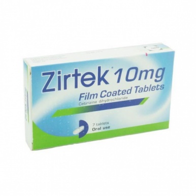 Zirtek Allergy 10 mg Tablets
